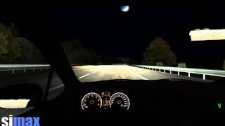 Simax Night Driving Simulation