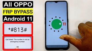 Oppo Frp Bypass Android 11 Latest Security *#813# Frp Code Not Working !! Oppo Google Lock Bypass |