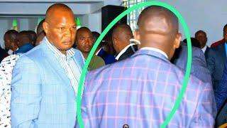 DRAMA AS RUTO'S RIGHTHAND MAN FAROUK KIBET SLAPS CHEPALUNGU MP VICTOR MANDAZI INFRONT OF RUTO!