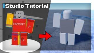 How to Animate With Weapons/Items in Blender (Roblox Studio Tutorial)