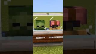 Zombie in a jar (Minecraft build hack) #shorts #minecraft