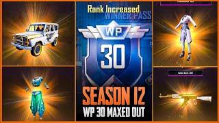 PUBG Mobile lite Season 12 Winner Pass FULL MAX 30 WP | 3x Giveaway | Combat Guruji