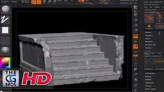 CGI 3D Tutorial : "Using ZBrush to Create Quick Beat Up Edges and Cracks" - by 3dmotive