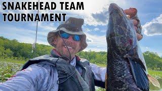 Snakehead TEAM Tournament: Topwater Fishing Thick Hydrilla Mats and Pads for Snakehead and Bass