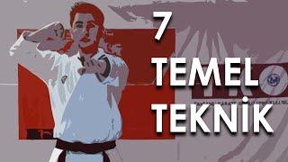 Olduğun Yerde 7 Temel Teknik Çalışması | Online Karate Dersleri (Ekran Karşısına Geç ve Uygula)