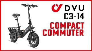 Electric Bike DYU C3: Mini Urban Cycling Bicycle - The Compact Commuter