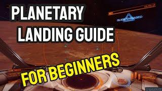 Elite Dangerous Planetary Landing Guide For Beginners - Part 1