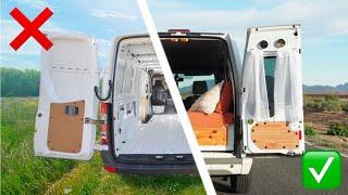 Ford Transit Connect build out Cheap and Easy