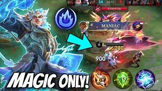 MANIAC WITH GATOTKACA MAGE BUILD!!! BEST BUILD + NEW EPIC SKIN!