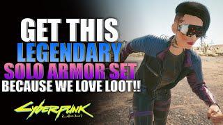 Cyberpunk 2077 Legendary Clothes Solo Armor Set (Clothing Location) Ps5 Gameplay
