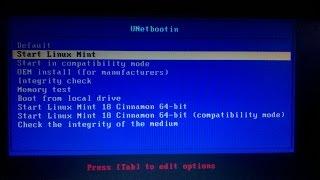 How to Create Bootable USB using UNetbootin