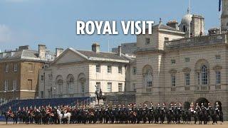 Prince William greets Emperor and Empress of Japan before Buckingham Palace welcome by King Charles