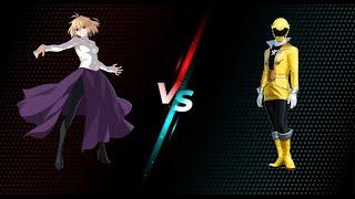 Mugen - Red Arcueid (Me) vs Gokai Yellow