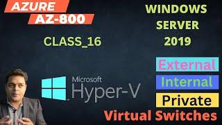 How to configure Virtual Switches in Hyper-v Server 2019 ! External , Internal and Private Switch !