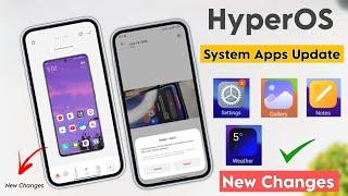 Xiaomi HyperOS System Apps New Update | Gallery, Notes, Screenshot & Weather Apk  - Install Now 