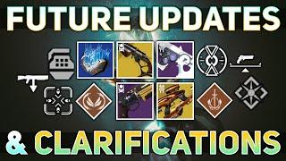 DMT Nerf, Vex Mythoclast Buff, Special Ammo, & More (Future Updates & Clarifications) | Destiny 2