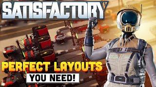 5 PERFECT Starter Factory Layouts You NEED! | Satisfactory Update 7 (Beginner Guide)