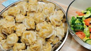 Mein Lieblingsgericht Manti! Unschlagbar lecker & einfach! Manty mit Hack, Maultaschen, Teigtaschen