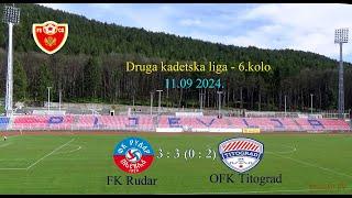 kadeti  FK Rudar -  OFK Titograd   3 : 3 (0 : 2) DRUGO POLUVRIJEME