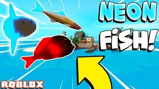 HOW TO CATCH NEON FISH EVERYTIME!? In Fishing Simulator |Roblox