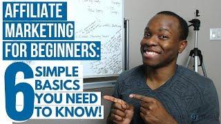 Affiliate Marketing for Beginners - 6 Simple Basics YOU Need to Know