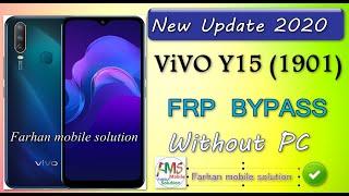 ViVO Y15 (1901) FRP Unlock Google Account Bypass  Without PC New Update 2020