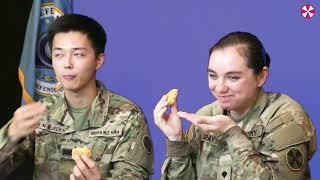 US Army MREs vs. Korean MREs. The taste test!