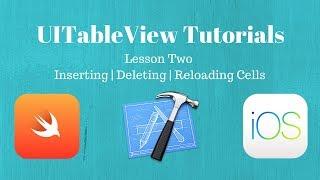 Creating iPhone Apps - UITableView Inserting, Deleting & Reloading Cells (Xcode 8 & Swift3)