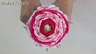 Master class Wild Rose from corrugated paper. DIY Buket7ruTV