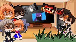 Past Aftons (+ Henry) react to: The entire FNAF lore in a nutshell animation {MY AU}