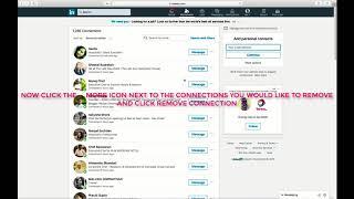HOW TO REMOVE A CONNECTION ON LINKEDIN