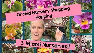 Orchid Shopping - Nursery Hopping!! - 3 of the best Miami Spots!