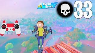 33 Elimination Solo Squad Win Gameplay Full Game Season 7 (Fortnite Ps4 Controller)