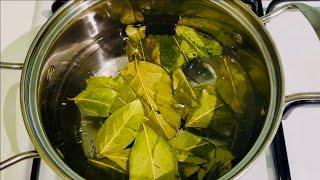 Boil the bay leaf, drink its juice, get rid of many ailments.