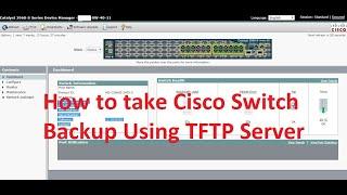 How to take cisco switch backup using tftp server |  tftp server installation | Cisco switch backup