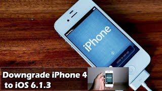 iPhone 4 iOS 7.1.2 To 6.1.3 How To Downgrade Malayalam !