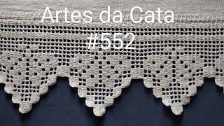 Bico em crochê #552 parte 01/02 #bicodecroche #artesdacata #barradodecroche #crochedacata #diy