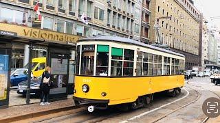  Taking A Vintage Tram Ride For The First Time In Milan, Italy