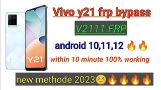 Vivo Y21 Frp Bypass Unlock Google Account [ V2111 ] Vivo Y21 Without Apk