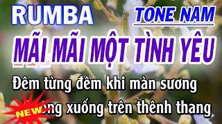 karaoke mãi mãi một tình yêu - rumba - tone nam - st Hoài An