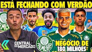 REVIRAVOLTA! PALMEIRAS vai FECHAR COM ANDREAS e NOVO MEIA! NEGÓCIO de 180 MILHÕES no VERDÃO!