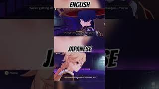You’ve Changed, You’re Getting Weak - Genshin Impact English Vs Japanese