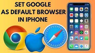 How to set or change the Safari default web browser on iPhone or iPad