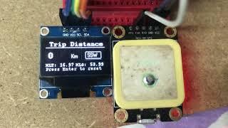 Mini GPS Display using Ublox neo-6m and ESP8266