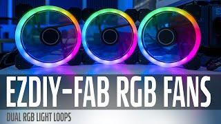 Amazing Dual Light Loop RGB Computer Case Fans from EZDIY - Review and Overview