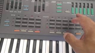 Yamaha PortaSound PSS-460 Electronic Keyboard Working Demo