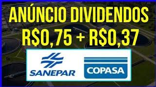 CSMG3 - COPASA GRANDES DIVIDENDOS YIELD 17%. SANEPAR PROVENTOS. #dividendos #sapr11 #bolsadevalores