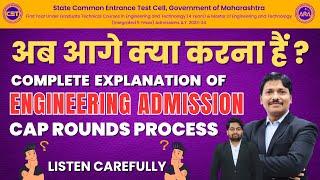 Complete Explanation of Engineering Admission CAP Rounds Process for A.Y. 2023-24 | Dinesh Sir