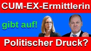 Cum-Ex-Chef-Ermittlerin schmeisst hin! Mangelnde Unterstützung aus der Politik"