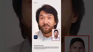 Adobe Photoshop Tips - How to Add a Realistic Beard in Photoshop #PhotoshopTips #shorts #tutorial